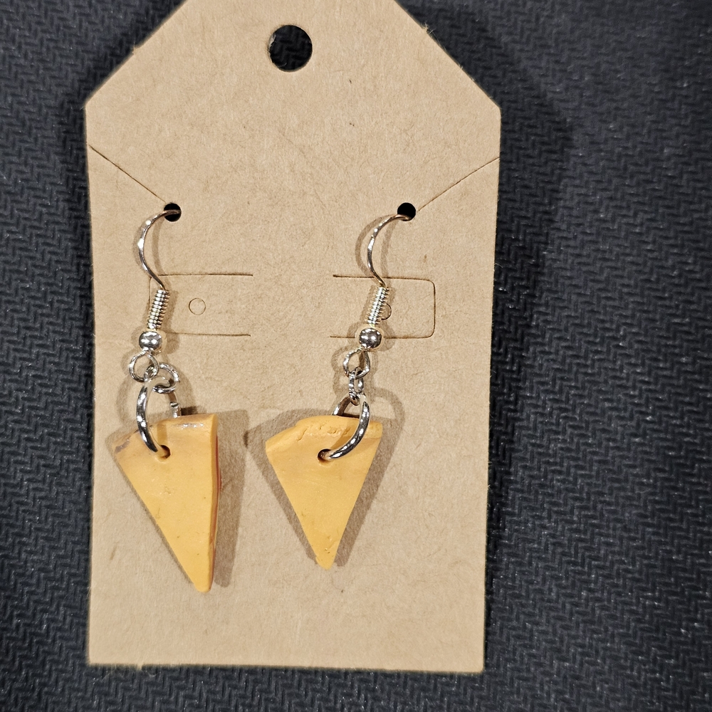Pizza Slice Earrings - Picture 2 of 3